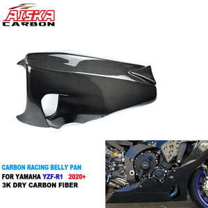 AISKA Carbon Real 3K - Carenado Inferior de Fibra de Carbono Seca <span class=keywords><strong>para</strong></span> Motocicleta Yamaha R1 R1M 2020-2026 - Product Image 1