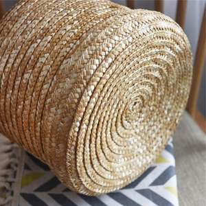 パンプルーフボックス麦わら廃棄物バスケットラタンギフトデコアブルークリスマスニットふた付き服ハンパー寮用 - Product Image 3