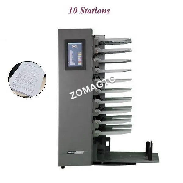 Hot Sale Automatic Paper Gathering Sorter Collator Machine Sheet Collating Machine for Paper