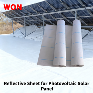 <span class=keywords><strong>MR</strong></span> WON Geotextil Sun Reflective White Geotextil Fabric White Woven Ground Cover Hoja reflectante para panel solar fotovoltaico - Product Image 6