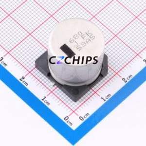 Condensador Electrolítico de Aluminio SMD EEV-FK1J681M, D18xL16.5mm 680uF 20% 63V 1.69A-100kHz - Product Image 1