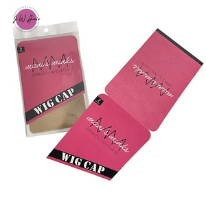 Perruque en Spandex marron nu, casquette de bas de perruque, casquettes de fabrication personnalisées, faites votre propre casquette - Product Image 4