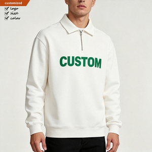 <span class=keywords><strong>Sudadera</strong></span> Personalizada de Alto Rendimiento con Cierre de Cremallera de 1/4, Cuello Personalizado, Alta Calidad, Tallas Grandes para Hombre - Product Image 1
