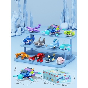 Mini Caja del Mundo <span class=keywords><strong>de</strong></span> los Insectos, Bloques <span class=keywords><strong>de</strong></span> Construcción <span class=keywords><strong>de</strong></span> Plástico, Juguete Educativo <span class=keywords><strong>de</strong></span> Ensamblaje para Niños y Niñas - Product Image 6