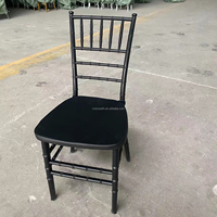 Chaise Chiavari en résine dorée empilable pour événements et mariages, prix d'usine en gros, finition lisse