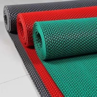 Rouleau de tapis en PVC zig-zag de 5 mm, antidérapant, pour couverture de sol de porte, tapis d'entrée extérieur, emballage personnalisé, fourniture OEM