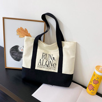 Sac fourre-tout en toile personnalisé avec logo, grande capacité, épais, réutilisable, poignée renforcée, sac de shopping en toile avec poignée robuste, DIY