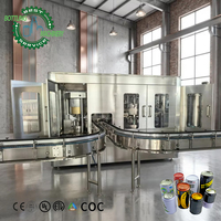 Fournisseur Vérifié Machine de remplissage et de sertissage 2-en-1 15000 CPH 30 Têtes pour ligne de sodas gazeux