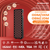 Lámpara de Terapia de Luz Roja LED de Última Generación 2026 con Cuatro Chips LED, Panel de Terapia de Luz Roja para el Hogar, Gimnasio y Salón de Belleza