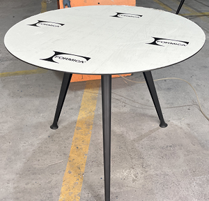 Dessus de <span class=keywords><strong>table</strong></span> en stratifié compact de couleur unie/12mm HPL Dessus de <span class=keywords><strong>table</strong></span> de cantine - Product Image 1