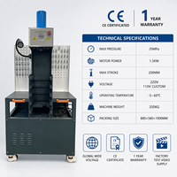 Prensa Hidráulica para Bujes de Goma de Chasis Amsxzo HY-3001, 20MPa, 1.5kW, 220V, 50-60Hz, 380kg, con Estuche Rígido para Talleres de Reparación de Automóviles
