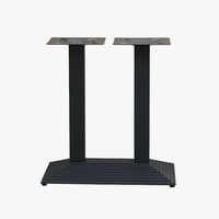 Base de table en fonte design moderne pour panneau de style métallique pour bureau à domicile