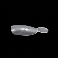 Formes d'ongles en acrylique papillon ovales 140 pièces pour extension d'ongles en cristal, marque privée