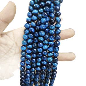 Perline Rotonde in Occhio di Tigre Blu <span class=keywords><strong>Lago</strong></span> 6-12mm, Pietra <span class=keywords><strong>Naturale</strong></span> per Accessori Fai-da-Te, Bracciali e Collane - Product Image 6