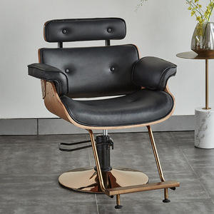 Silla de Barbería, Muebles de Belleza, Reclinable, Vintage, de Alta Calidad, Cómoda, para Salón de Peluquería, Equipo de Peluquería - Product Image 4