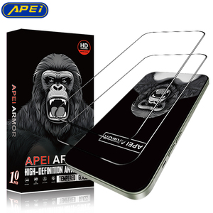 Защитное стекло APEI Premium Clear 9H Grade AAA, ударопрочное, с защитой от царапин, 2.5D, полное покрытие, для iPhone 17 Pro Max 16 - Product Image 1