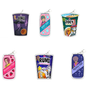 Venta al por mayor de accesorios Kpop: Colgante de acrílico con diseño de grupo de brujas cazadoras, bonito llavero para estudiantes y decoración para mochilas escolares - Product Image 1