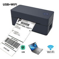 Printer Label termal gigi biru mini terbaru 4X6 inci Printer Label pengiriman kecil kompatibel dengan jendela iPhone Android mac