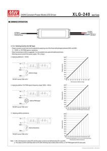 Meanwell XLG-240 240W chế độ năng lượng không đổi 3-trong-1 mờ Dimmable dẫn lái xe IP67 cho lũ lụt đường làm vườn câu cá ánh sáng - Product Image 6