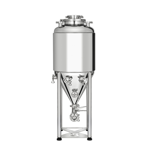 Fermenteur conique à bière en acier inoxydable 304 de 75 L, cuve sous pression, fermentation d'alcool, haute productivité, équipement de brassage à domicile - Product Image 2