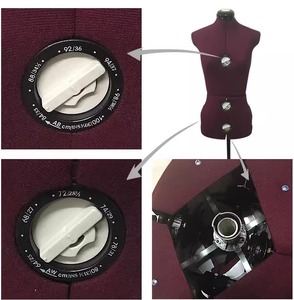 THỢ MAY khớp nối có thể điều chỉnh kích thước may váy hình thức người giả nữ nửa cơ thể may mannequin thợ may Couture - Product Image 5