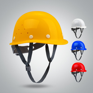 Safety Helmet Fiberglass 6 Point Suspension Construction Site Protection Hard Hat - Product Image 1