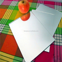 Verre miroir argenté en aluminium clair double couche de 3 mm, 4 mm, 5 mm, 6 mm pour la décoration