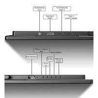 Moniteur portable sans fil IPS de 21,5 pouces avec batterie intégrée, 100 % SRGB, fréquence de rafraîchissement de 100 Hz, résolution 1080p