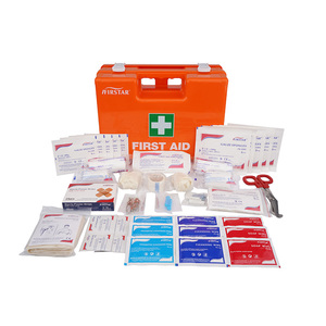 CE MDR – kit de premiers soins étanche en plastique pour lieu de travail mural orange ABS, kit médical d'urgence tactique - Product Image 3