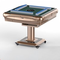 Table de jeu de mahjong pliable portable pour 4 joueurs, table de mahjong électrique de haute qualité pour jeu en intérieur
