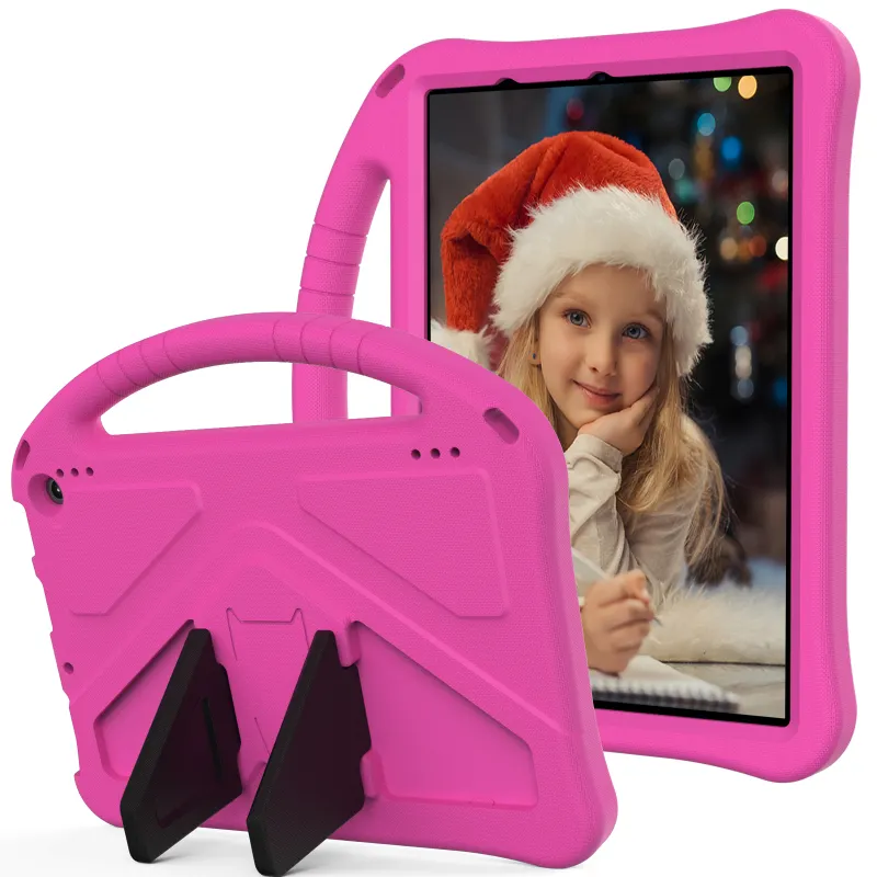 Kids Safe Eva Tablet Stand Case Cover For Amazon Kindle Fire HD 10 2021 10.1'' hd10 Protective Shell