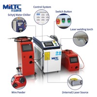 Machine de soudage laser à fibre portative refroidie à l'eau 2000W, 4-en-1, prix usine, pour métaux – Offre spéciale