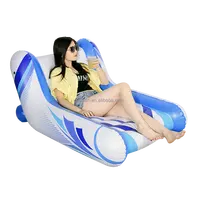 फैक्टरी कस्टम नई डिजाइन Inflatable पानी नाव पूल कुर्सी बड़े inflatable पूल lounger चेयर