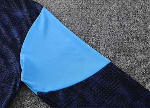 Traje de Entrenamiento de Fútbol para Clubes Europeos, Otoño-Invierno, Largo, con Media Cremallera, 25/26 Marsella, 100% Poliéster, Secado Rápido - Product Image 2