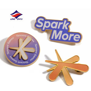 Épingles en métal fabriquées par Longzhiyu, fabricant depuis 20 ans, badge en métal personnalisé, épinglette en émail métallique, épinglette de vêtement en métal de dessin animé, badge d'<span class=keywords><strong>anime</strong></span> - Product Image 1