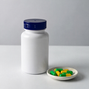 Flacon vide en PET pour compléments alimentaires <span class=keywords><strong>300</strong></span> <span class=keywords><strong>ml</strong></span>, flacon en plastique pour pilules de vitamines avec bouchon à languette, conteneur inviolable pour capsules et comprimés - Product Image 5