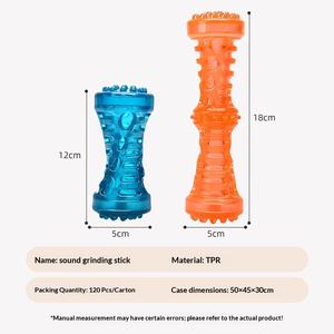 Giocattolo Sonoro per Cani, Osso Resistente ai Morsi, Bastoncino da Masticare per la Dentizione, Giocattolo per Animali Domestici, Articolo per Animali Domestici di Grande Successo - Product Image 3