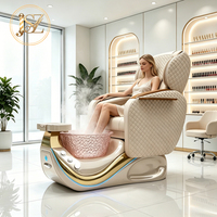 Fauteuils de pédicure électriques professionnels modernes et personnalisés, fauteuils de massage des pieds de luxe, fauteuils de pédicure pour salon de beauté