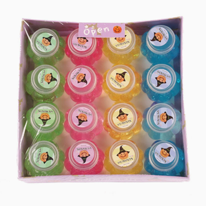Pâte à modeler slime perle en forme de citrouille avec perles colorées et paillettes, jouet sensoriel pour enfants - Product Image 3
