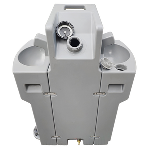 Pompe à pied pour toilettes portables – Évier de lavage des mains extérieur en plastique durable et écologique – Installations temporaires pour chantiers et marchés - Product Image 1