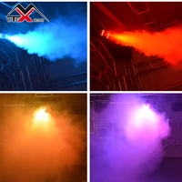 1500W DMX Low Profile Theatre Stage Effect Hazer Haze Smoke Fog Machine avec LED Light Source Projection Lights pour Party DJ
