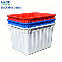 Bac à eau rectangulaire en HDPE de qualité alimentaire, écologique, avec roues et valve de vidange, options multi-tailles durables pour usage industriel