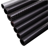 Tube en fibre de carbone enroulé de 8 pouces de qualité aérospatiale, tube composite léger et haute rigidité pour applications structurelles – Vente en gros