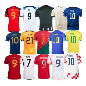 2023 2024泰国优质球衣新赛季儿童足球球衣升华快干复古足球衫制服