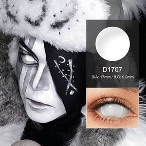 Pseyeche 17mm 미니 공막 렌즈 sharingan 콘택트 렌즈 연락처 무서운 할로윈 컬러 연락처 미친 렌즈 - Product Image 3