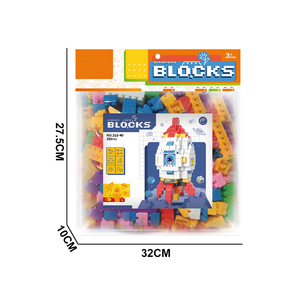 Venta caliente en línea bloques espaciales cohete bloques de construcció<span class=keywords><strong>n</strong></span> 200 piezas precio al por mayor juguetes de plástico para niños - Product Image 6