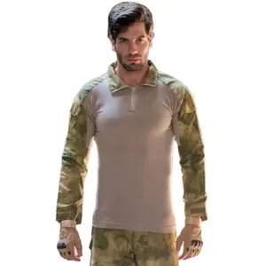 Conjunto de roupas de combate tático, uniforme de camuflagem para homens multicam customização