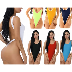 Maillot de bain une pièce sexy pour femme, dos nu, style string, pour l'été et la plage - Product Image 1