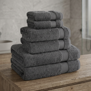 Toalla de Baño y Cuerpo de Algodón Suave, Ecológica, Orgánica, con Diseño a Cuadros, Altamente Absorbente y Ligera, para Hotel y Spa, Venta al Por Mayor OEM - Product Image 1