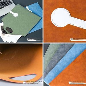 Portafolios de Cuero para Negocios, Portafolios A4, Maletín Portátil, Bolsa de Almacenamiento para Contratos, con Logotipo Personalizable - Product Image 4